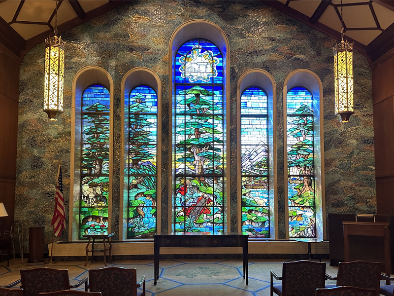 Memorial Mausoleum Windows Walking Tour January 2025